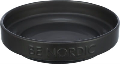 Trixie Be Nordic Voerbak Kat Keramiek / Rubber Zwart