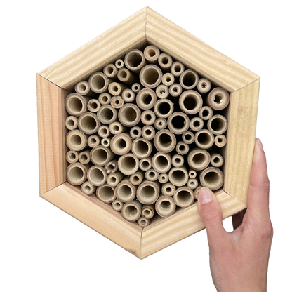 Insectenhotel - bamboestokken - bijen - 25 cm - maat M - diepte 10 cm