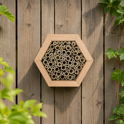 Insectenhotel - bamboestokken - bijen - 25 cm - maat M - diepte 10 cm