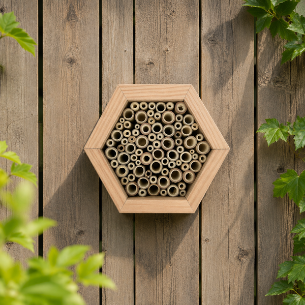 Insectenhotel - bamboestokken - bijen - 25 cm - maat M - diepte 10 cm
