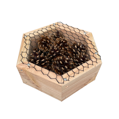 Insectenhotel - dennenappels - 25 cm - maat M - diepte 10 cm