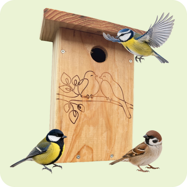 DeBlijeEgel - Vogelhuis - Vogelhuisje