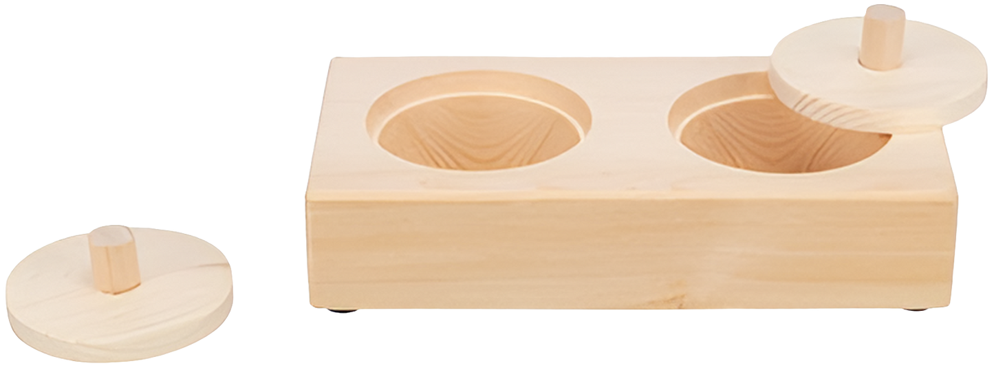 Snack Box Voor Konijnen 🐭🐰 Hout 14 x 3 x 7 cm