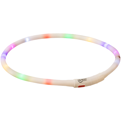 Lichtgevende Halsband Hond 🌟 USB Oplaadbaar Meerkleurig 65 cm